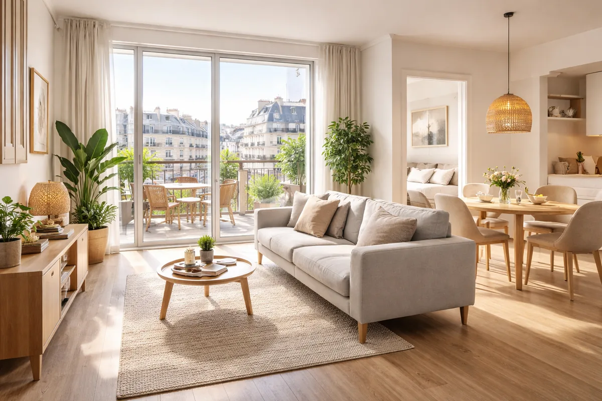 Quel est le prix moyen pour louer un appartement de deux chambres en France