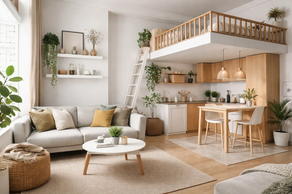 Comment optimiser l'espace dans un petit appartement avec des idées de décoration